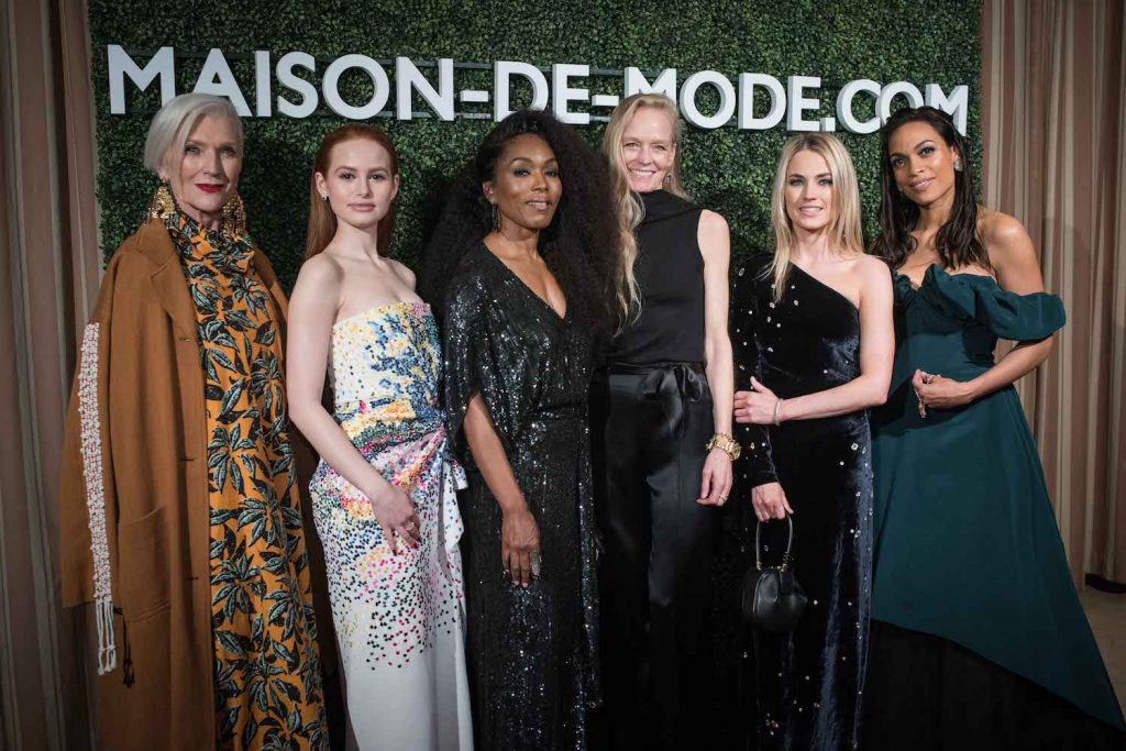 FOUNDER OF RED CARPET GREEN DRESS, SUZY AMIS CAMERON, HONOURED THIS EVENING BY MAISON-DE- MODE.COM & PERRIER- JOUËT AS THEY CELEBRATE SUSTAINABLE STYLE